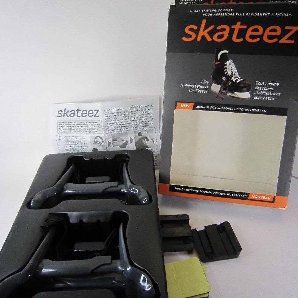 Skateez Skating Aid - Grey - Size MED up to 180 lbs - Good Used Condition